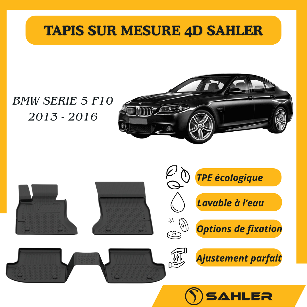 Tapis sur mesure 4D Bmw Serie 5 F10 2013-2016