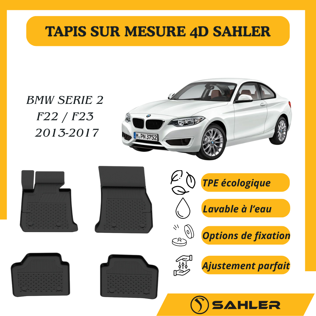 Tapis sur mesure 4D Bmw Serie 2 F22 / F23 2013-2017