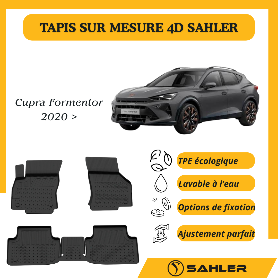 Tapis Sur Mesure 4D Cupra Formentor 2020 >