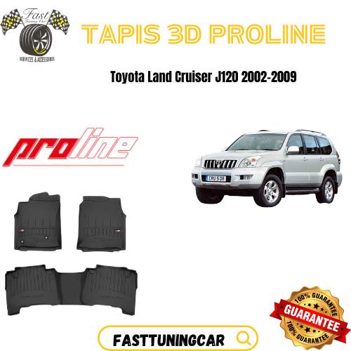 Tapis de sol PROLINE Toyota Land Cruiser J120 2002-2009
