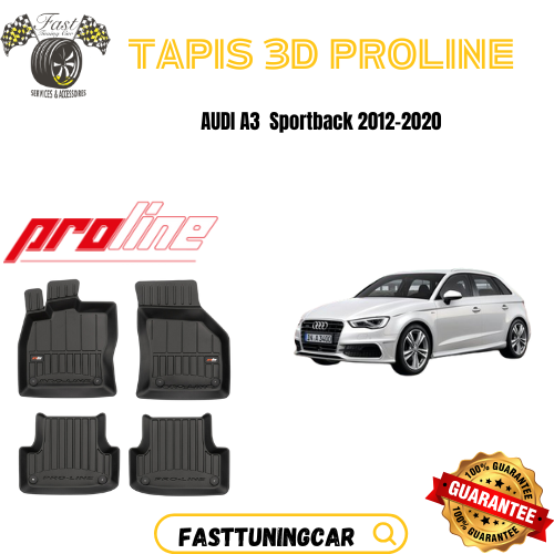 Tapis de sol PROLINE Audi A3 Sportback 2012-2020
