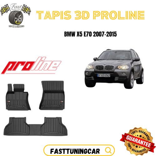 Tapis de sol PROLINE Bmw X5 E70 2007-2015