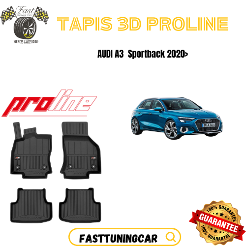 Tapis de sol PROLINE Audi A3 Sportback 2020 >