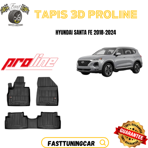 Tapis de sol PROLINE Hyundai Santafe 2018-2024