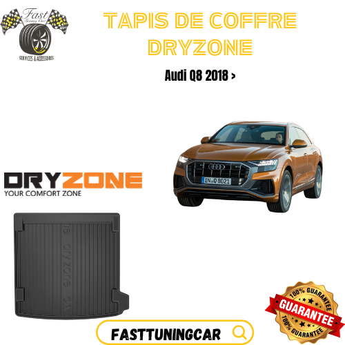 Tapis de Coffre Dryzone sur Mesure – Audi Q8 2018 >