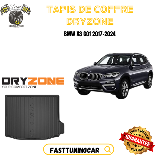 Tapis de Coffre Dryzone sur Mesure – BMW X3 G01 2017-2024