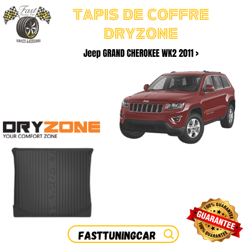 Tapis de Coffre Dryzone sur Mesure – Jeep Grand Cherokee 2011 >