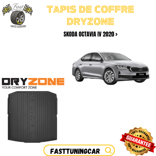 Tapis de Coffre Dryzone sur Mesure – Skoda octavia 2020 >