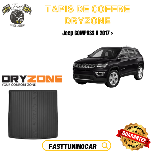 Tapis de Coffre Dryzone sur Mesure – Jeep Compass 2017 >