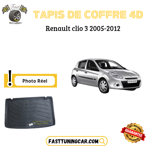 Tapis de coffre 4D Renault clio 3 2005-2012