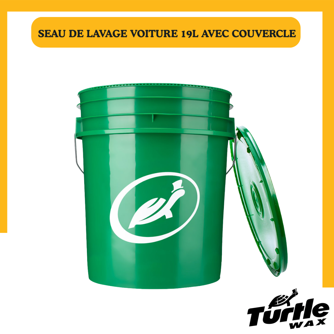 Seau de lavage detailing 19L (5 Gallons) avec couvercle