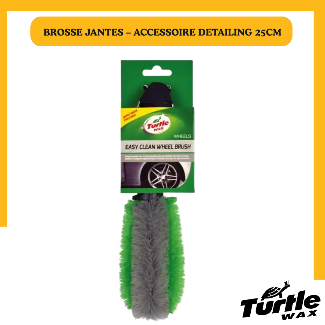 Turtle Wax Easy Clean Wheel Brush – Brosse Jantes 25CM