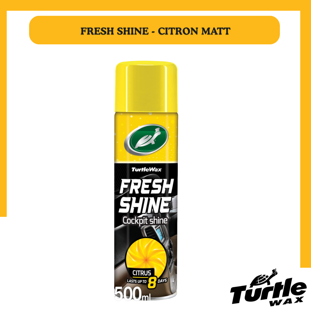 Turtle Wax – Soins des Plastiques Fresh Shine 500ml – Nettoyant & Raviveur