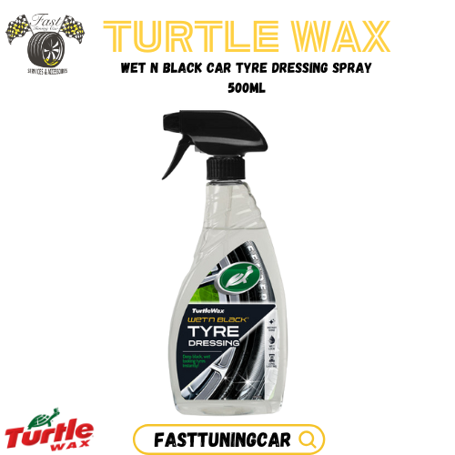 Turtle Wax Wet’N Black 500ml – Spray Brillance Pneus