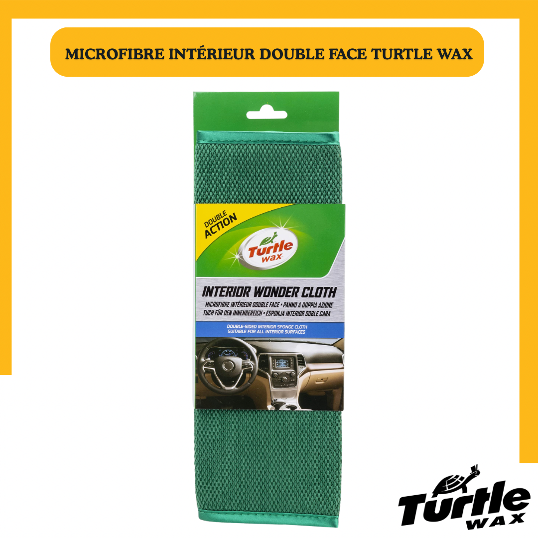 Turtle Wax Microfibre Intérieur Double Action