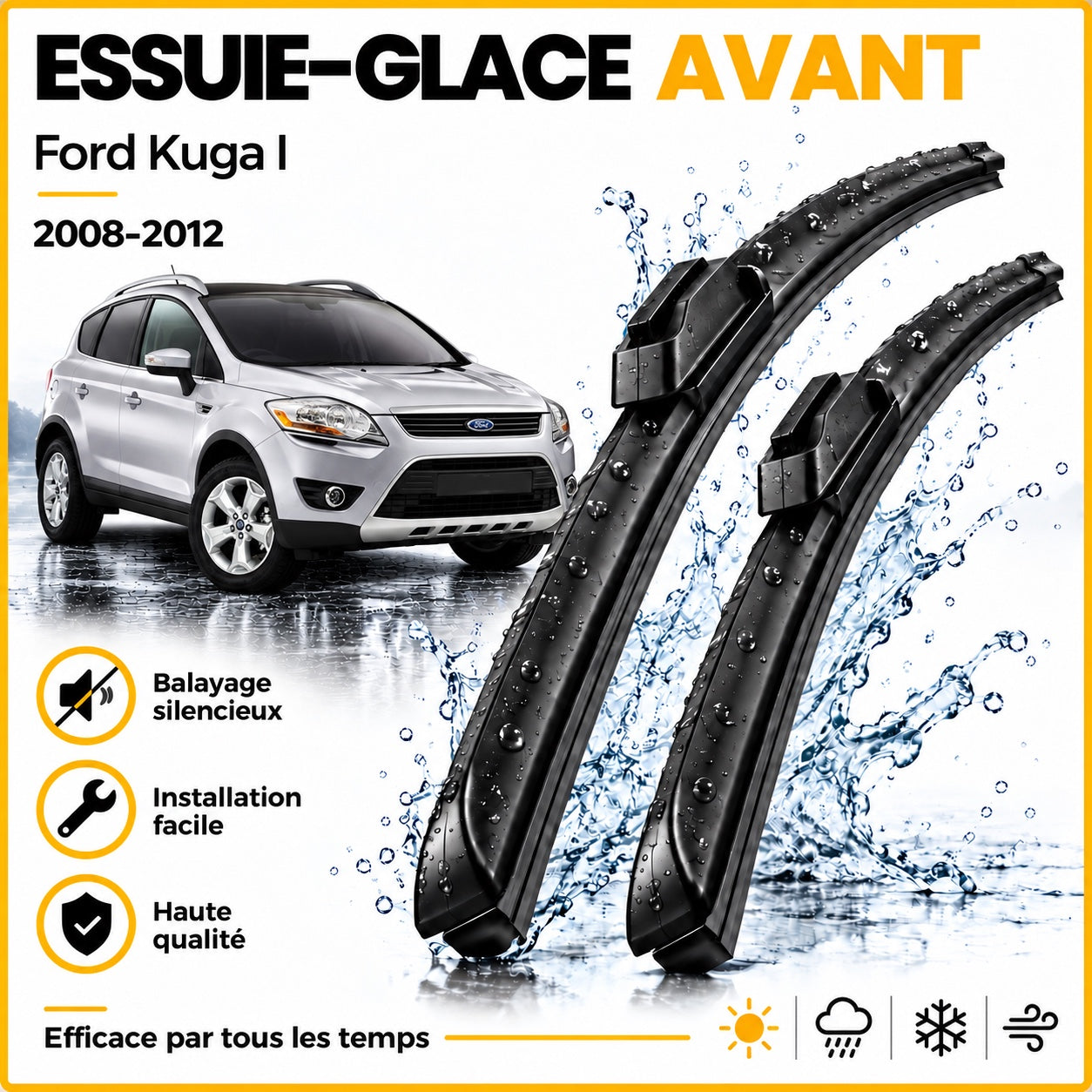 Essuie-glace avant Ford Kuga I 2008-2012