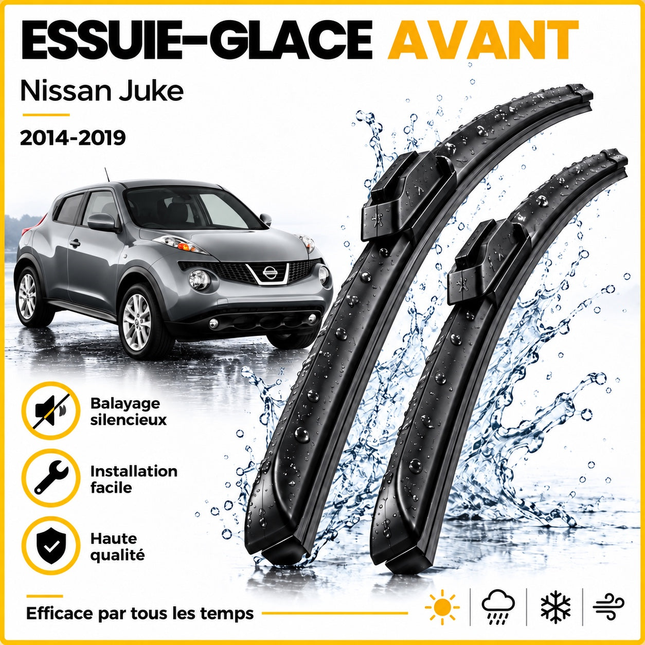 Essuie-glace avant Nissan Juke I 2014-2019