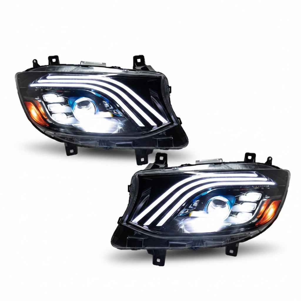 Paire optiques avant LED AKD Mercedes-Benz Sprinter W907 2018-2023