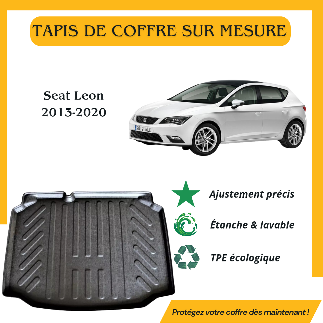 Tapis de coffre 4D Seat Leon 2013-2020