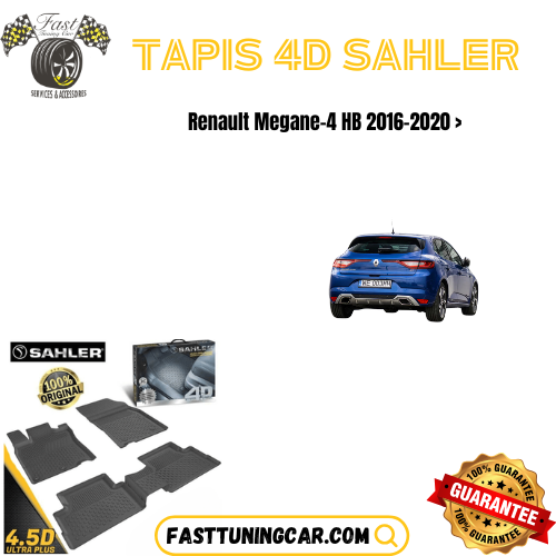 Tapis sur mesure 4D Renault Megane 4 HB 2016-2020>