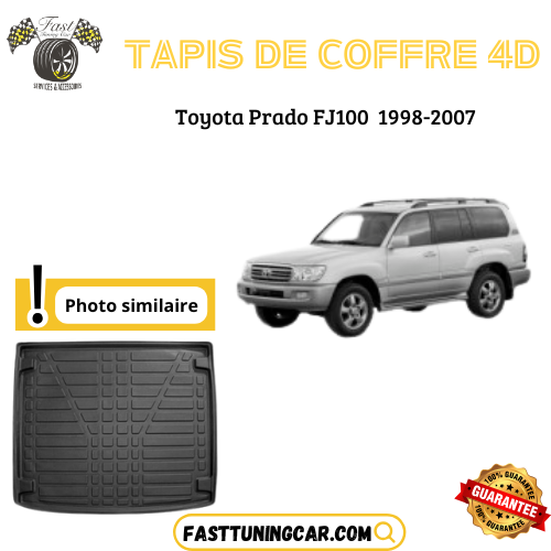 Tapis de coffre 4D TOYOTA PRADO FJ 100 VX100 1998-2007