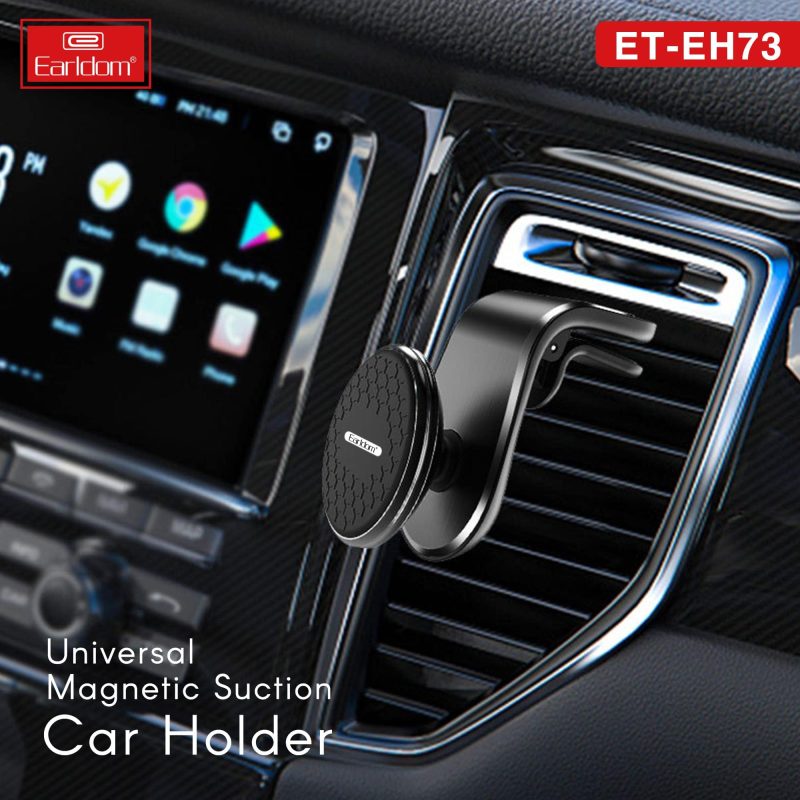 Support Téléphone Magnétique Voiture – Earldom ET-EH73 | Rotation 360° Universelle