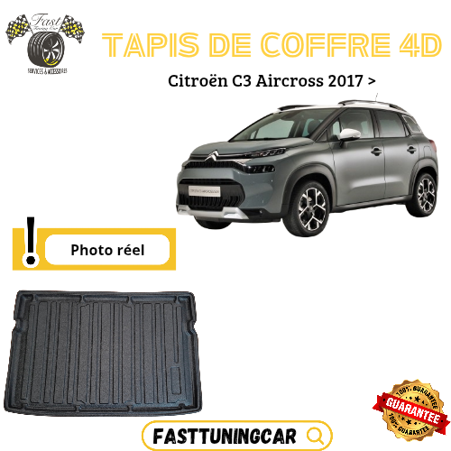 Tapis de coffre 4D Citroën C3 AIRCROSS 2017 >