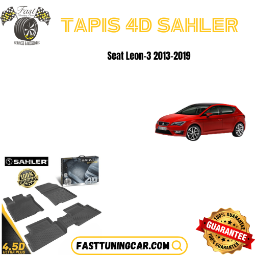 Tapis Sur Mesure 4D Seat Leon 3 2013-2019