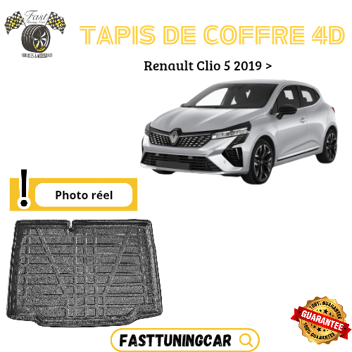 Tapis de coffre 4D Renault Clio 5 2019 >