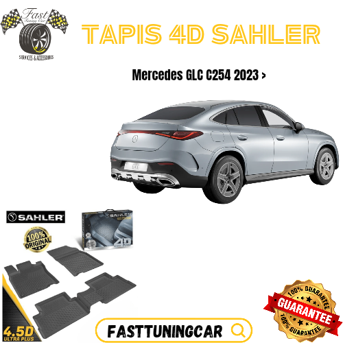 Tapis Sur Mesure 4D Mercedes GLC C254 2023 >