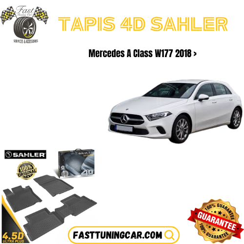Tapis sur mesure 4D Mercedes Classe A W177 2018>