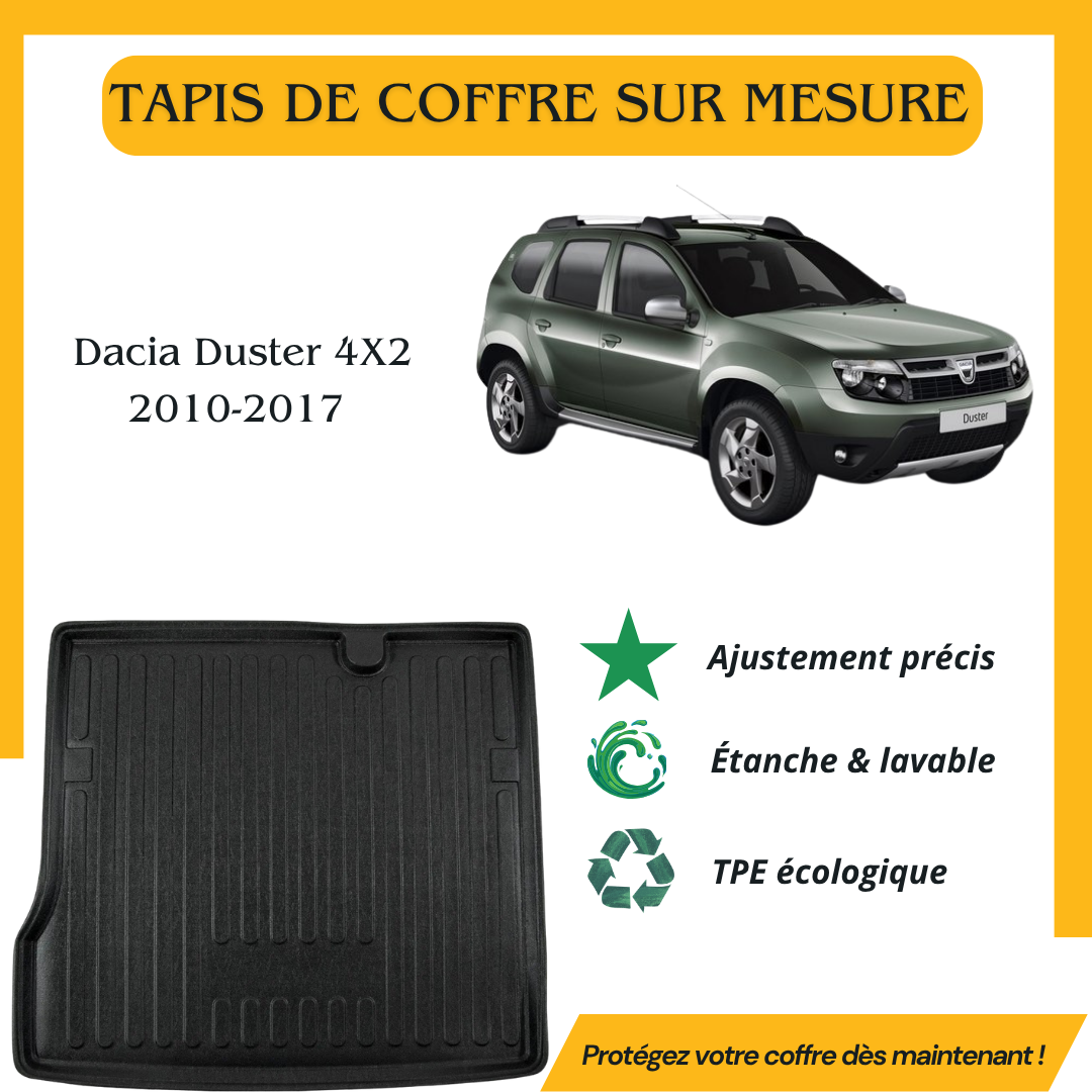 Tapis de coffre 4D Dacia Duster 4X2 2010-2017