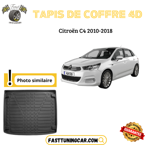 Tapis de coffre 4D Citroën C4 HB 2010-2018