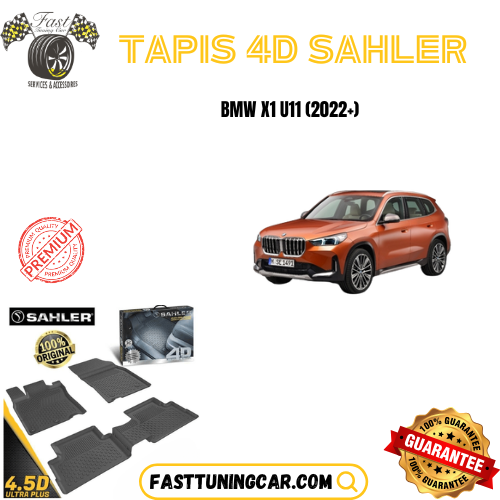 Tapis sur mesure 4D Extra Premium Bmw X1 U11 2022+