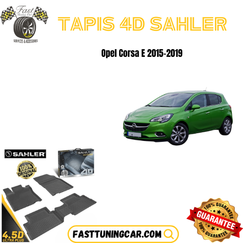 Tapis sur mesure 4D Opel Corsa E 2015-2019