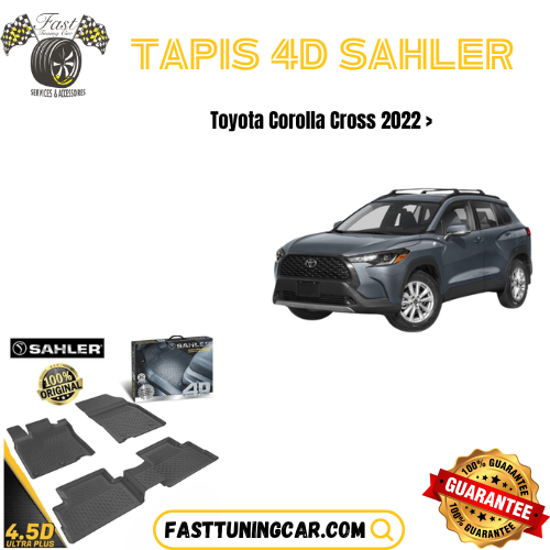 Tapis Sur Mesure 4D Toyota Corolla Cross 2022 >