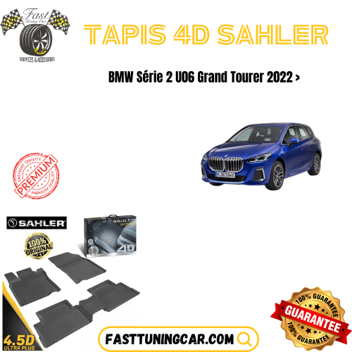 Tapis sur mesure 4D Premium BMW Serie 2 U06 Grand tourer 2022 >