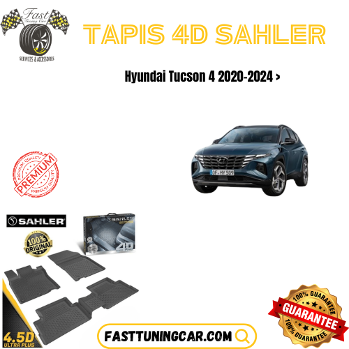 Tapis Sur Mesure 4D Premium Hyundai Tucson 2020-2024 >