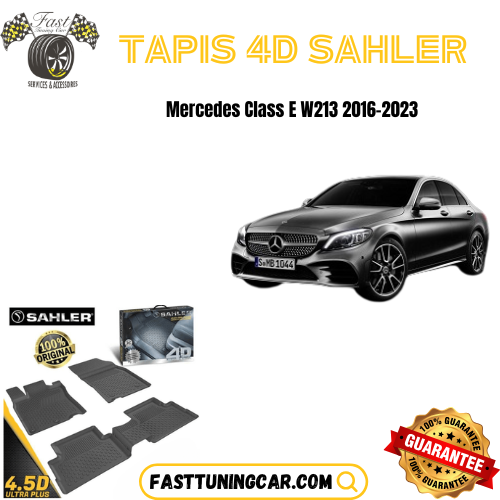 Tapis sur mesure 4D Mercedes Class E W213 2016-2023