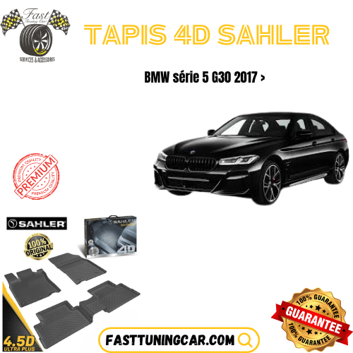 Tapis Sur Mesure 4D Premium BMW Série 5 G30 2017 >