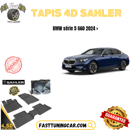 Tapis Sur Mesure 4D Premium BMW Série 5 G60 2024>