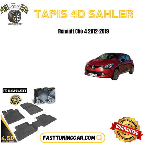 Tapis Sur Mesure 4D Renault Clio 4 2012/2019
