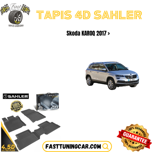 Tapis Sur Mesure 4D Skoda Karoq 2017 >