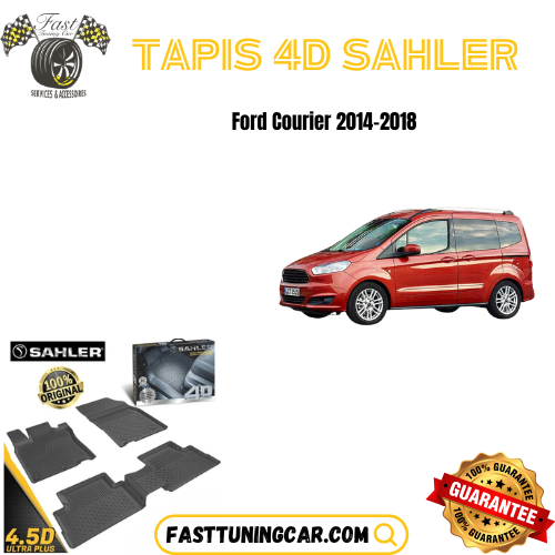 Tapis sur mesure 4D Ford Courier 2014-2018