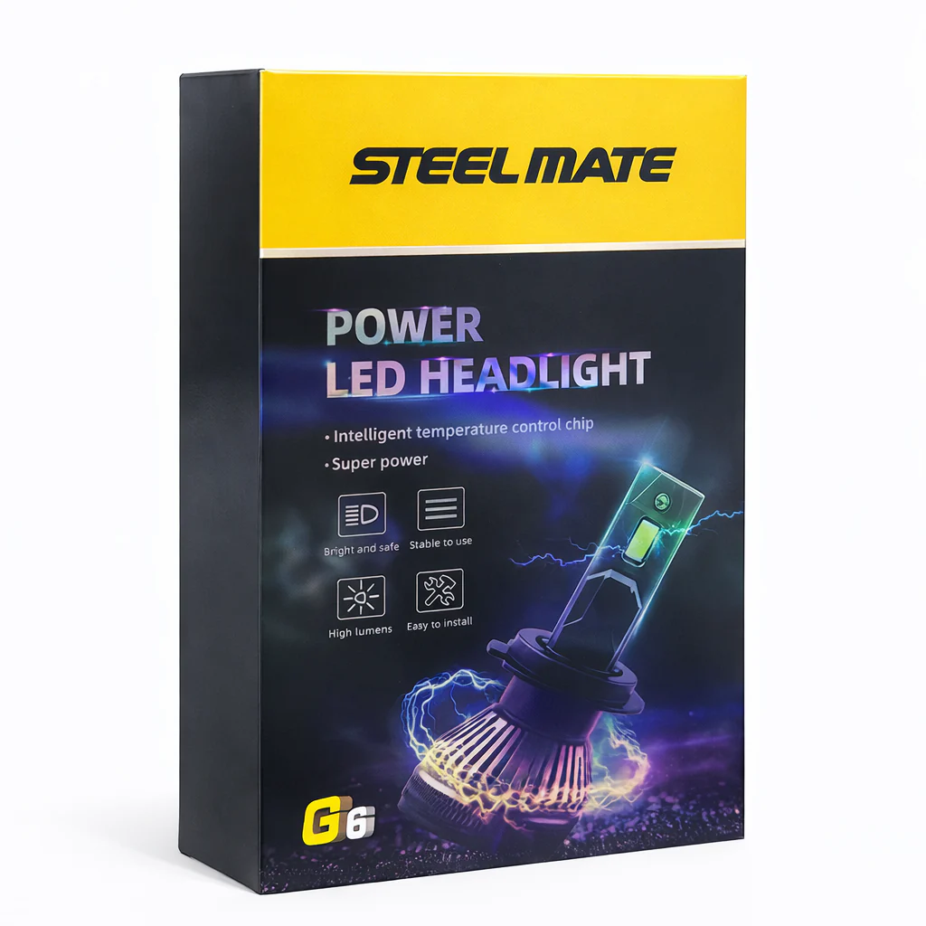 Boîte du kit LED Steelmate G6 H1