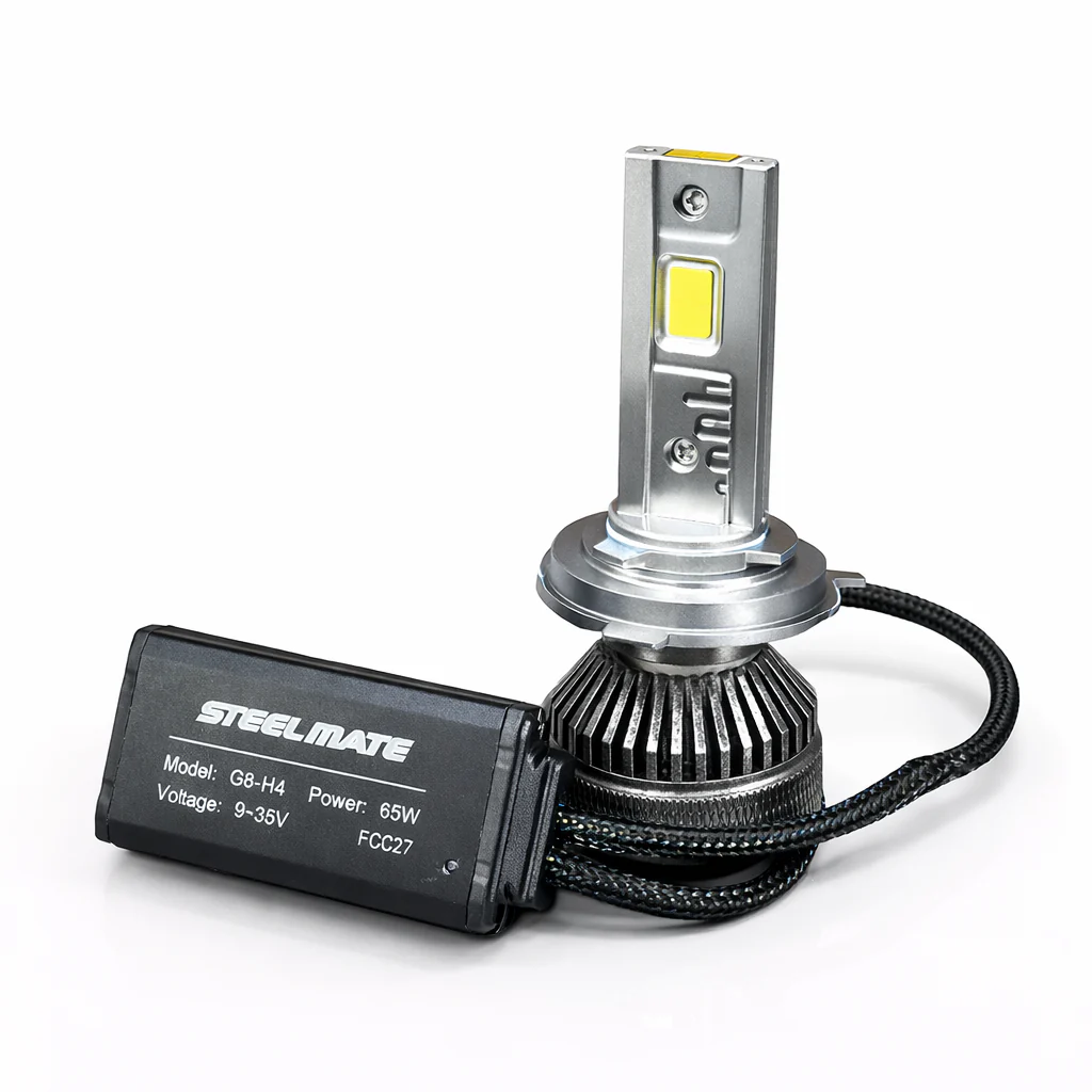 Ampoule LED Steelmate G6 H4 avec boîtier de contrôle