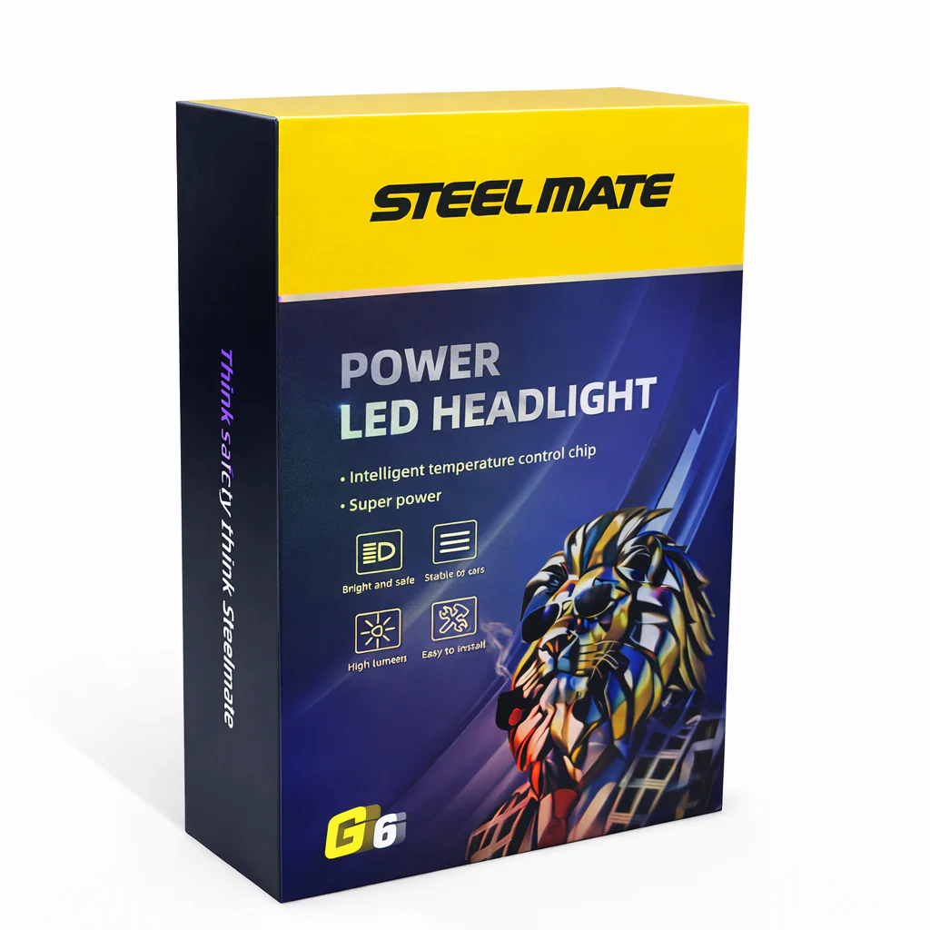 Boîte du kit LED Steelmate G6 H7
