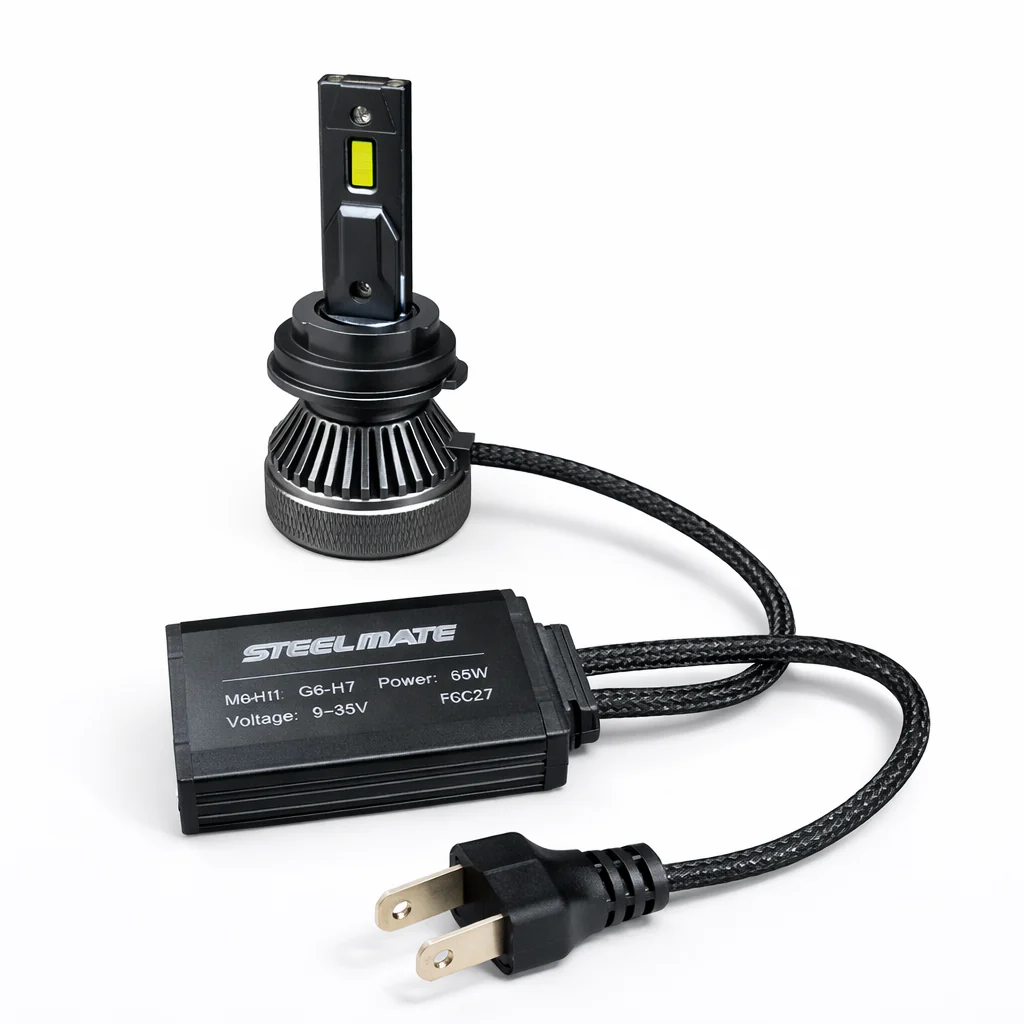 Ampoule LED Steelmate G6 H7 vue rapprochée