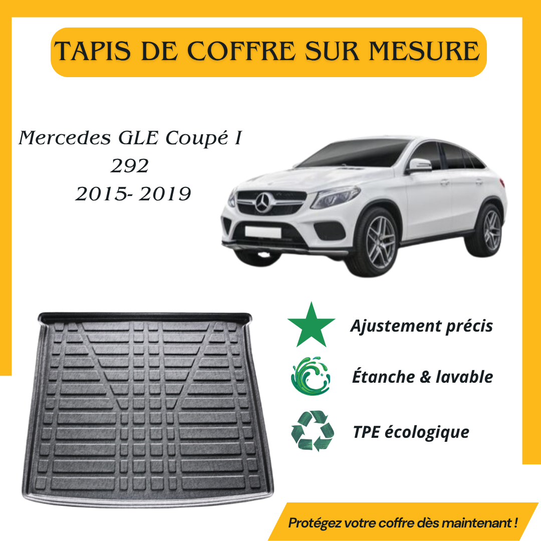 Tapis de coffre 4D Mercedes GLE Coupé I C292 2015-2019