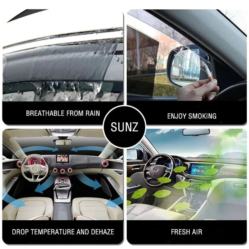 Déflecteur d’air noir et chromé Mercedes  Class C W204 2007-2014